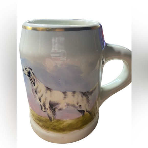 Heirloom Other - Antique Heirloom China Tankard Mug Hand painted and signed